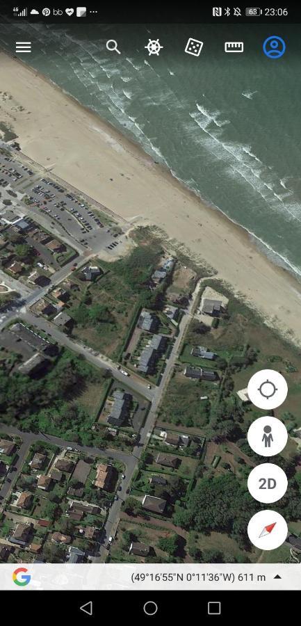 Vila Les Baigneurs Merville-Franceville-Plage Exteriér fotografie